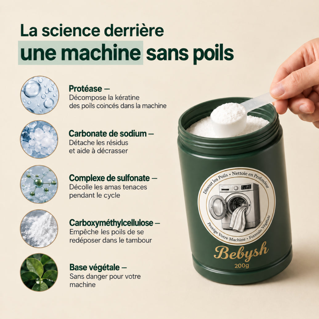 Dissolvant de poils d'animaux Machine