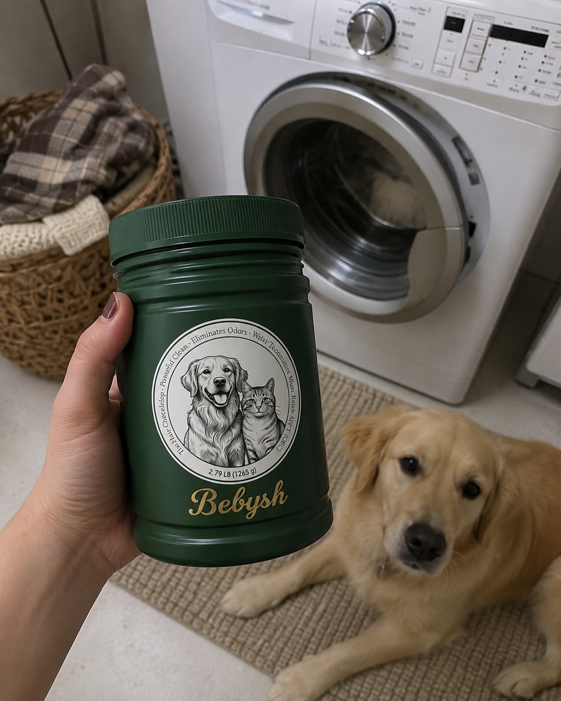Bebysh avec un chien