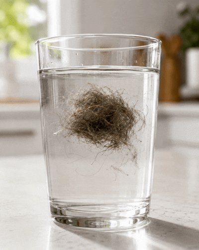 Poils qui se dissolvent avec Bebysh