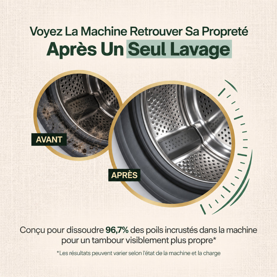 Dissolvant de poils d'animaux Machine