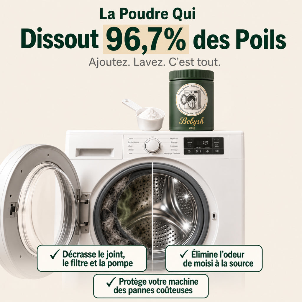 Dissolvant de poils d'animaux Machine