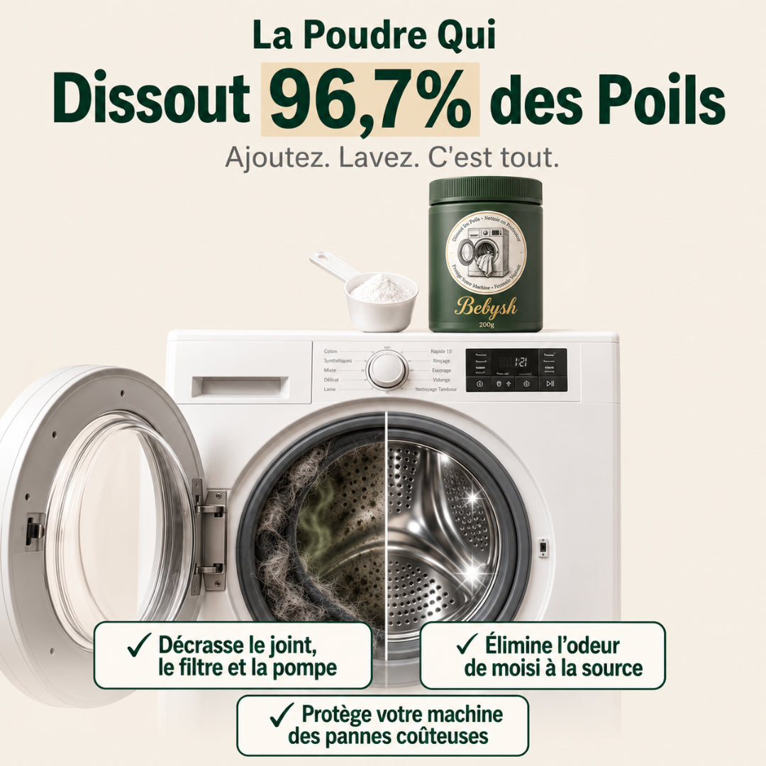 Dissolvant de poils d'animaux Machine